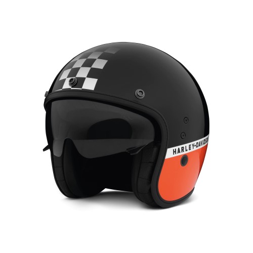 Harley-Davidson® Nero Opaco Casco Modulare Outrush Con Bluetooth